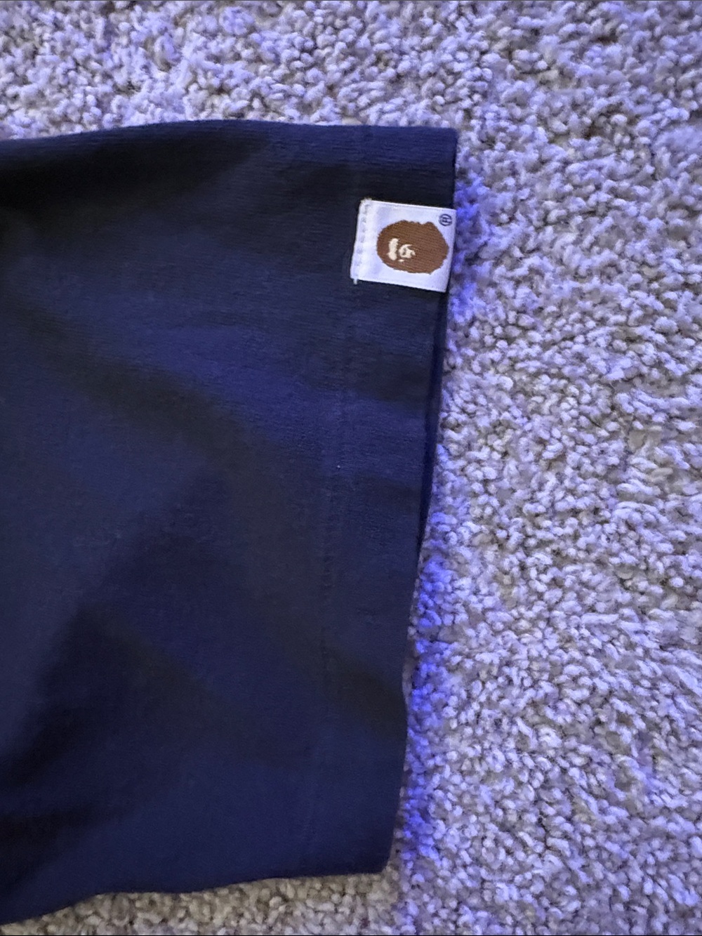 Bape Black Crewneck Short-Sleeve Tee - Picture 4 of 4